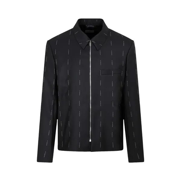 Короткая структурированная куртка на молнии от Givenchy, цвет Черный