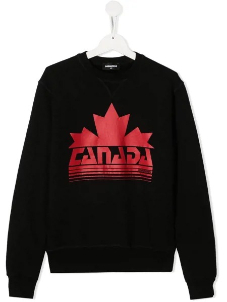 Dsquared2 Kids толстовка Canada с логотипом