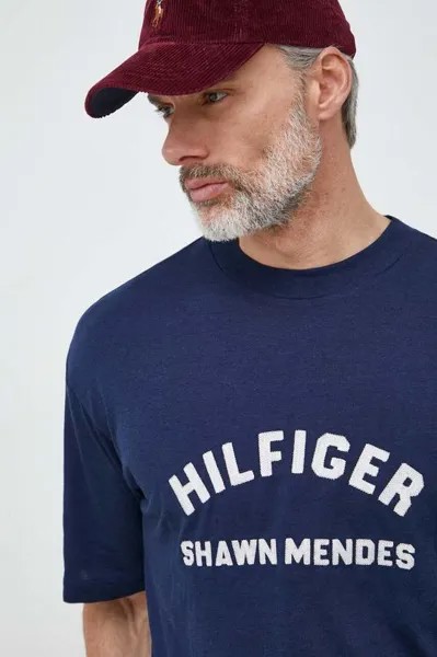 Футболка x Шон Мендес Tommy Hilfiger, темно-синий