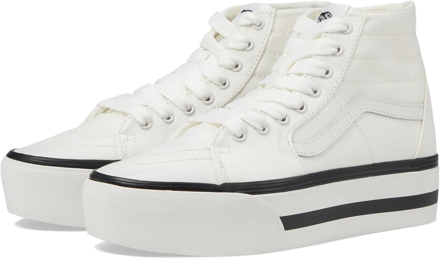 Кроссовки Vans Sk8-Hi Tapered Stackform, цвет Smarten Up White/Black