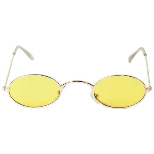Очки солнцезащитные женские Libellen 118008 овальной формы с желтыми линзами