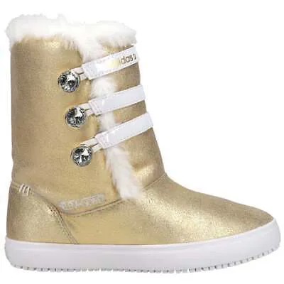 Женские золотые повседневные ботинки adidas Seneo Artic Mid X Selena Gomez Snow Q38991