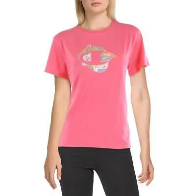 Женские розовые хлопковые рубашки и топы с цветочным принтом Champion S BHFO 8228