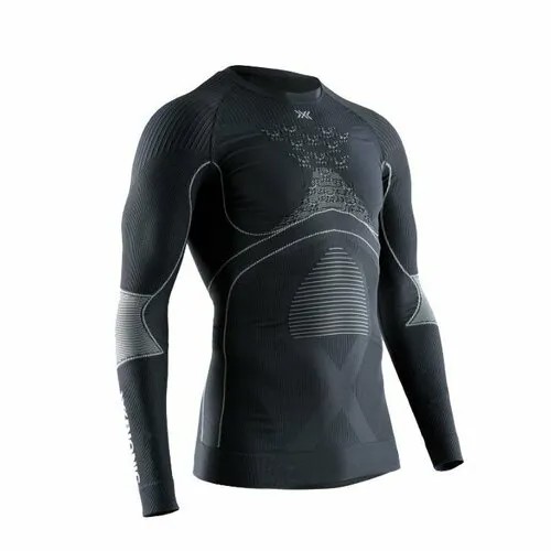 Термобелье лонгслив X-bionic Energy Accumulator 4.0 Shirt Round Neck LG SL Men, влагоотводящий материал, размер S, серый