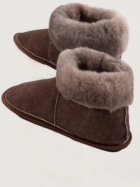 Тапочки-угги мужские Mouton Home Collection ЧМД коричневые 41 RU