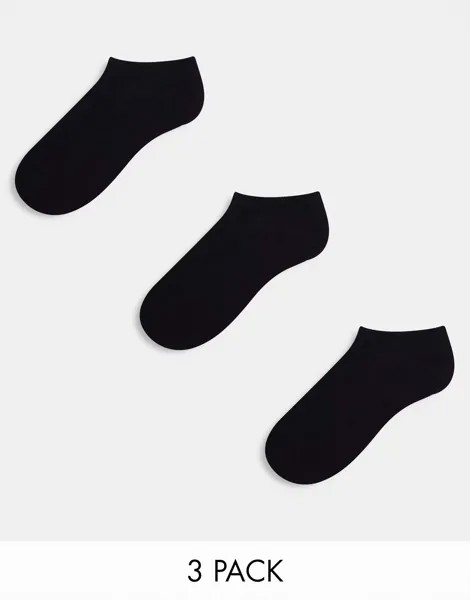 3 пары спортивных носков Weekday - черные