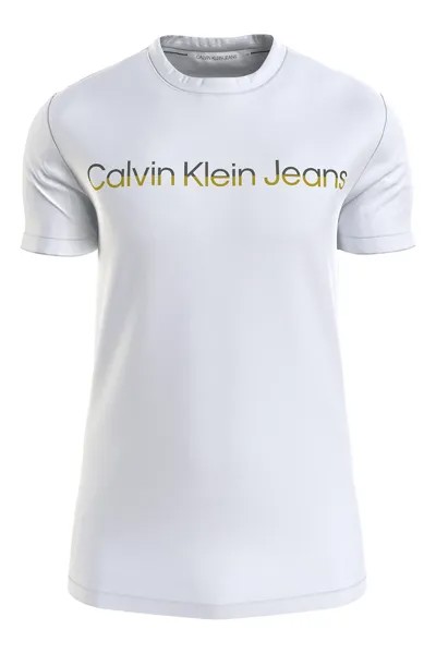 Футболка с логотипом Calvin Klein Jeans, белый