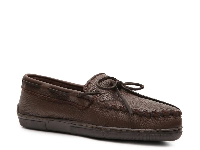 Лоферы Minnetonka Moosehide Classic, коричневый