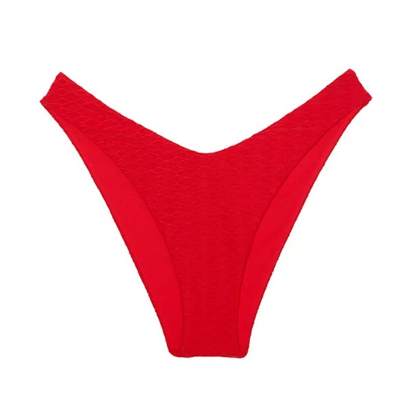 Плавки бикини Victoria's Secret Swim Mix & Match Brazilian Fishnet, красный
