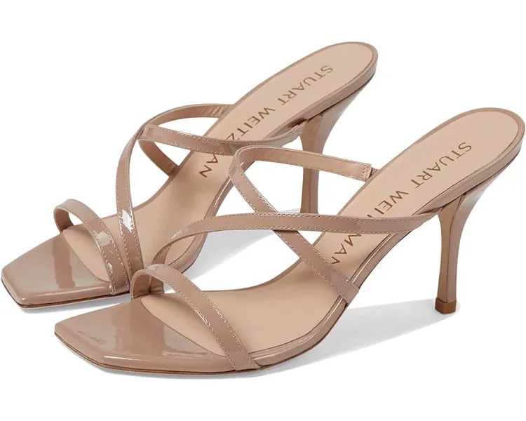 Туфли Stuart Weitzman Strapeze 85 Slide, цвет Fawn