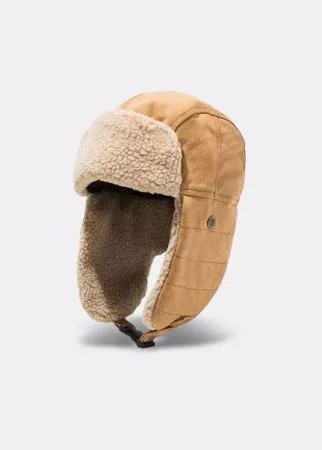 Мужской хлопок Polar Fleece Solid Color На открытом воздухе Уши Protection Warmth Trapper Шапка