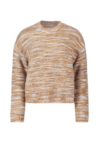 Вязаный свитер со структурой BETTY & CO, цвет Camel Light Blue