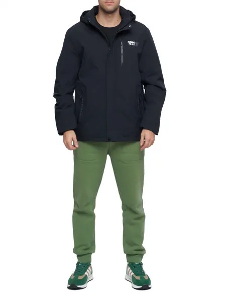 Спортивная куртка мужская NoBrand AD88676 синяя 62 RU