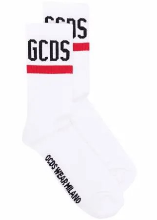Gcds носки в рубчик с вышитым логотипом