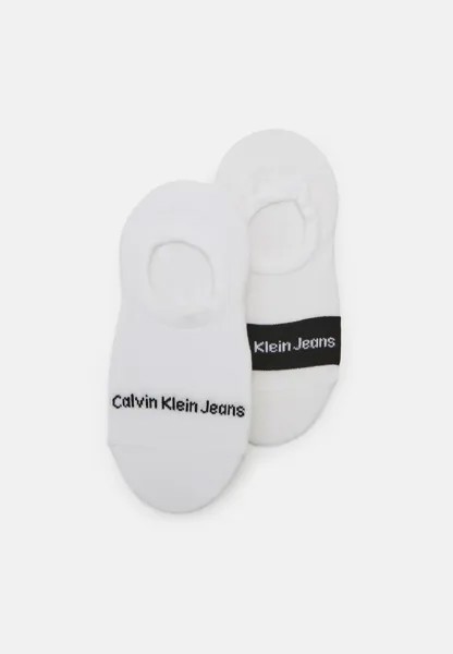 Носки WOMEN FOOTIE HIGH CUT 2 PACK Calvin Klein Underwear, белый