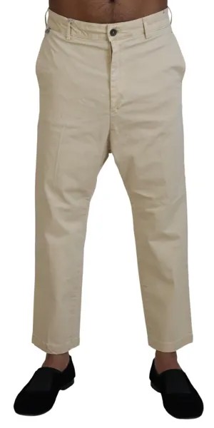 Брюки DERRIERE Светло-желтые хлопковые брюки прямого кроя Tag s. 31 рекомендованная розничная цена 140 долларов США