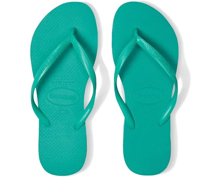 Сандалии Havaianas Slim Flip Flop Sandal, цвет Virtual Green
