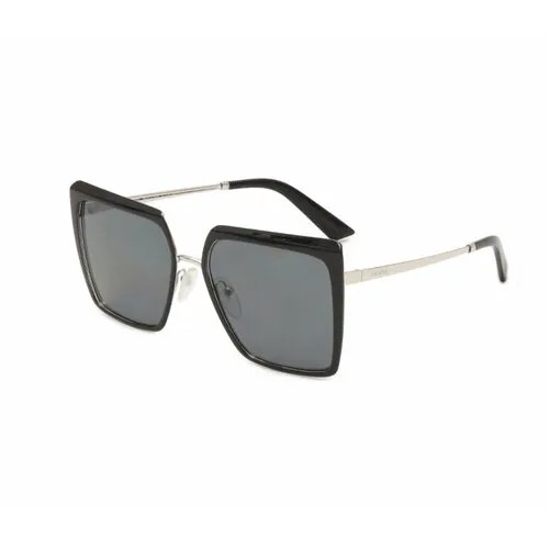 Солнцезащитные очки Prada, черный, золотой