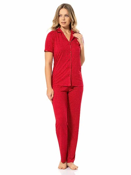 Пижама женская Turen 3291 красная M