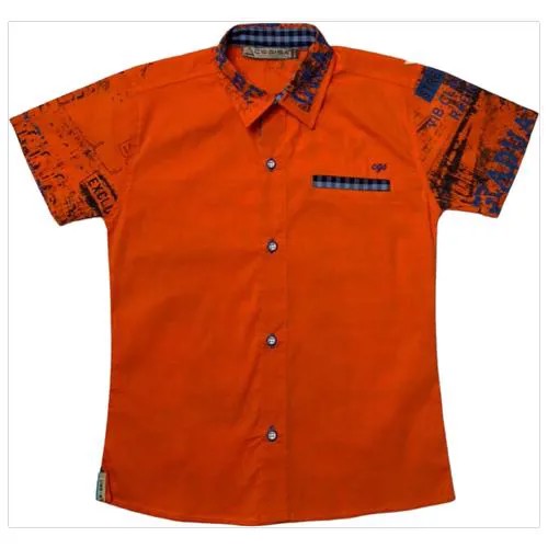 Рубашка для мальчика оранжевый размер:104 Cegisa