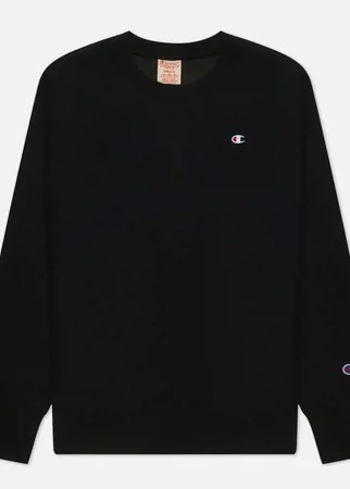 Женская толстовка Champion Reverse Weave C Logo Crew Neck Regular Fit, цвет чёрный, размер S