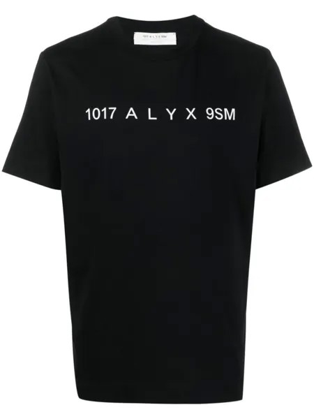 1017 ALYX 9SM футболка с логотипом, черный