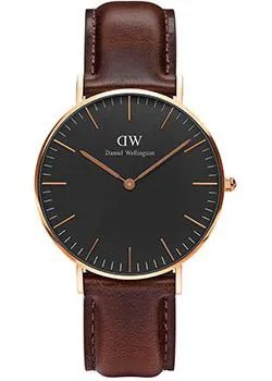Fashion наручные  женские часы Daniel Wellington DW00100137. Коллекция Classic Black Bristol