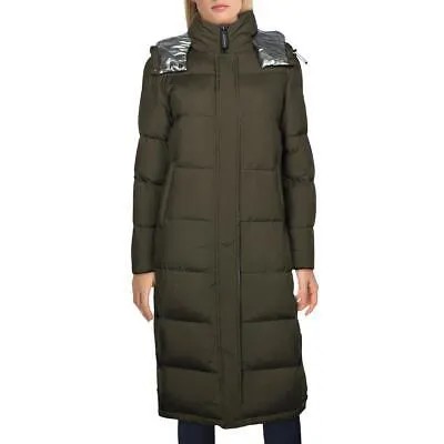 Женское зеленое зимнее длинное теплое пуховое пальто Sanctuary M BHFO 9523