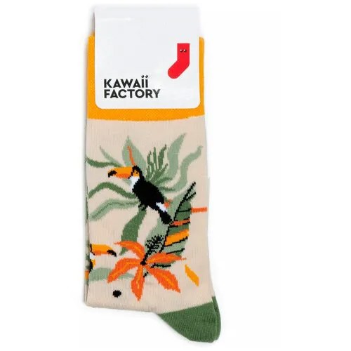 Носки с туканом Kawaii Factory Socks, размер 35-39