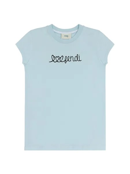 Fendi Kids футболка с логотипом
