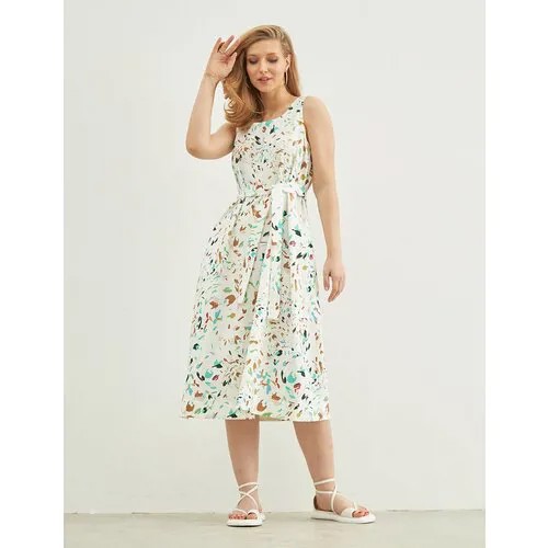Сарафан hassfashion, размер L, белый