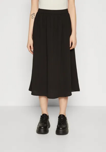 Юбка А-силуэта JDYDIVYA MIDI POCKET SKIRT, цвет black