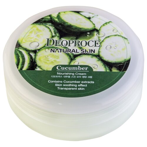 Крем для тела Deoproce Natural Skin Cucumber Nourishing Cream, 100 г
