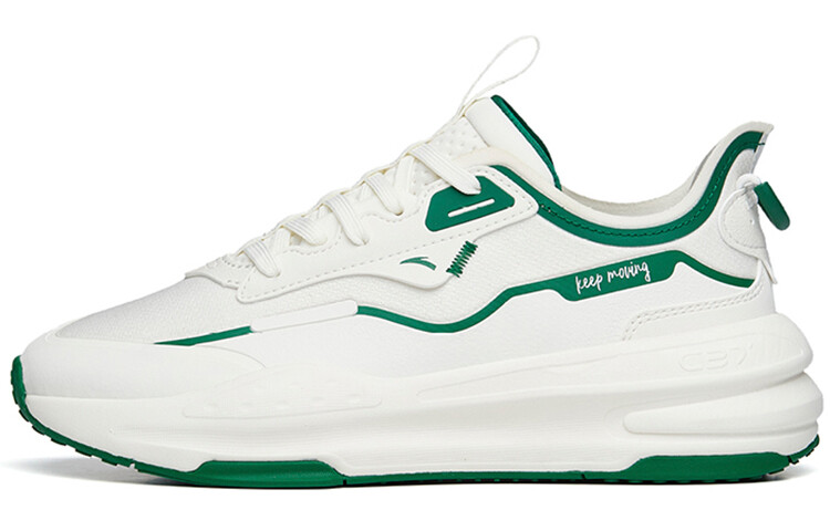 ANTA C37 Series Lifestyle Shoes Women's Low-top Ivory White/turquoise