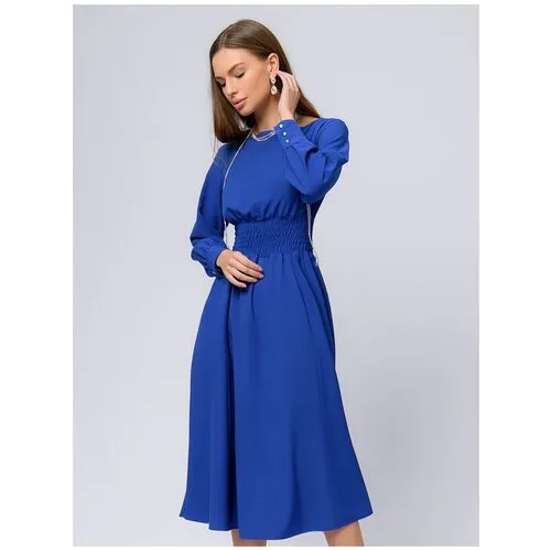 Платье 1001dress, размер 50, синий