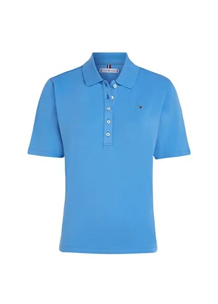 Синяя женская футболка-поло 1985 REG PIQUE POLO SS Tommy Hilfiger, синий
