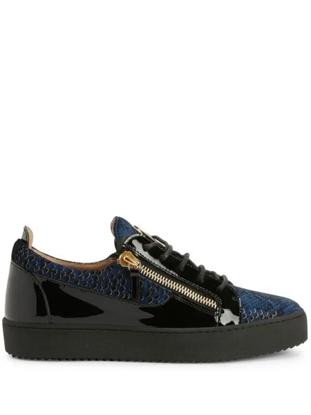 Giuseppe Zanotti кеды с принтом, синий