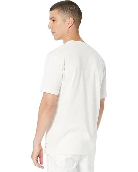 Футболка Scotch & Soda Garment Dyed Graphic T-Shirt, цвет Denim White