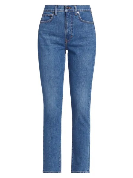 Эластичные прямые джинсы Alenah с высокой посадкой Veronica Beard