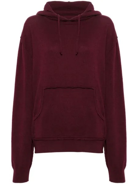 Худи из смесовой шерсти с кулиской Maison Margiela, красный