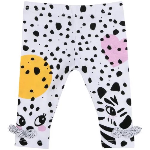Леггинсы детские CHICCO, модель 25911, белый с черным 039, размер 086