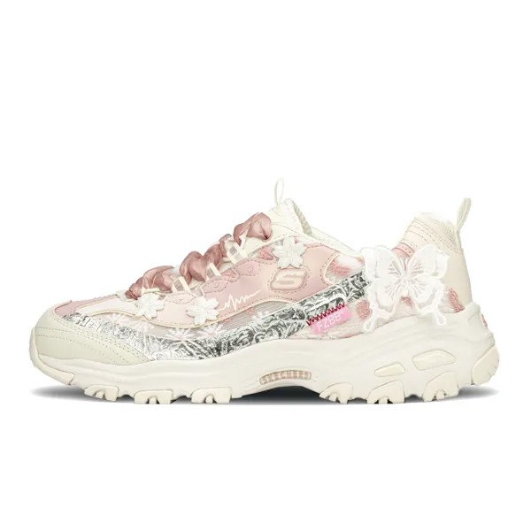 Кроссовки Skechers Lifestyle Shoes Women's Low-top Pink/Sliver, серебряный