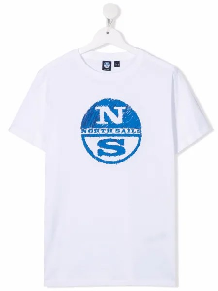 North Sails Kids футболка с логотипом
