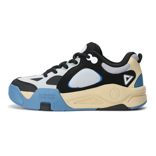Кроссовки PEAK The State Is Extremely High Lifestyle Shoes Men Low-top Black/light Gray, черный/светло-серый