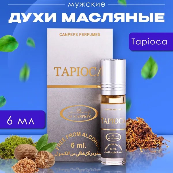 Духи масляные мужские tapioca, 6 мл