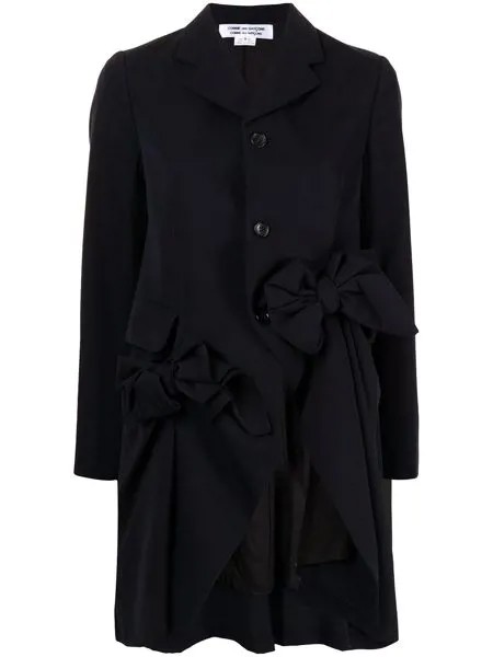 Comme Des Garçons Comme Des Garçons пиджак асимметричного кроя с бантами