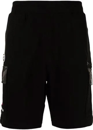 AAPE BY *A BATHING APE® спортивные шорты с камуфляжным принтом