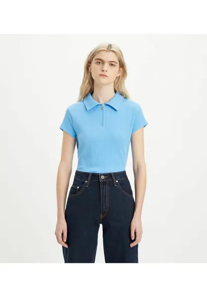 Рубашка-поло Levi's RIGHT ON TEE, цвет azure blue