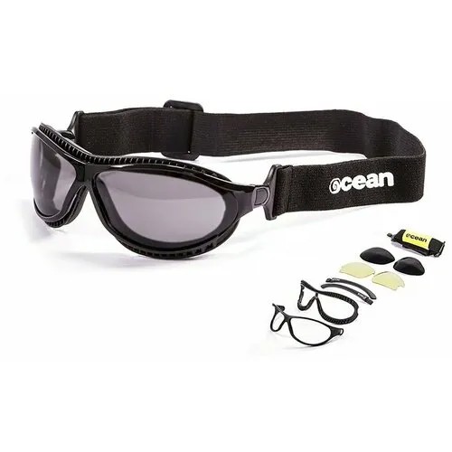 Солнцезащитные очки OCEAN, овальные, спортивные, ударопрочные, поляризационные, с защитой от УФ, устойчивые к появлению царапин, черный