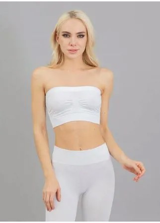 Топ Giulia BANDEAU размер S/M, bianco (Белый)